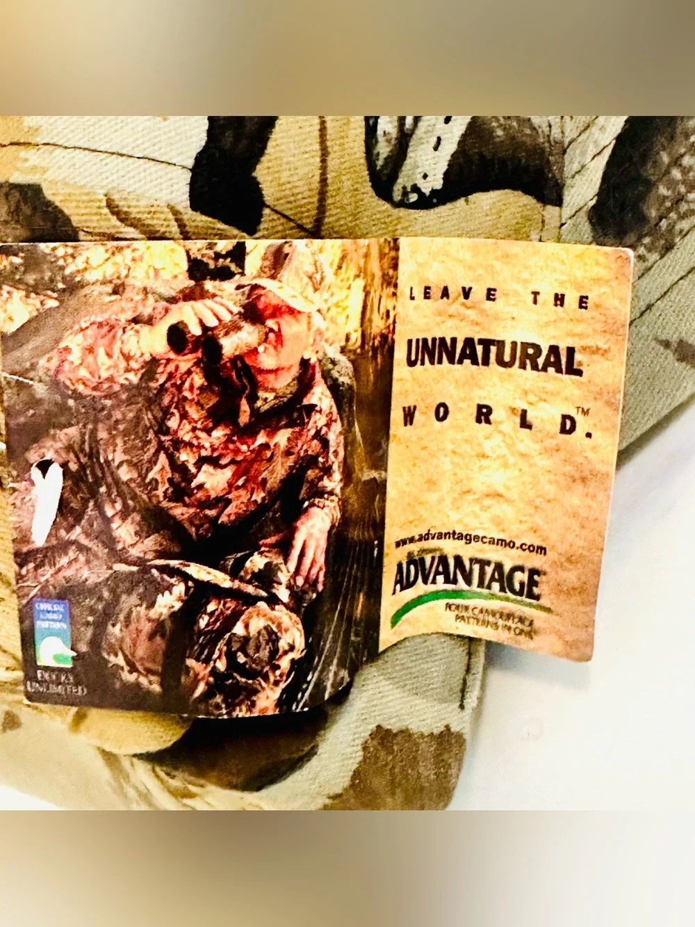 VTG Advantage Classic Head To Toe Camouflage Sanpback Hunting Outdoor Hat NWT